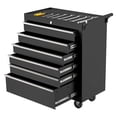 thumbnail image 2 of Garvee Tool Cart with Wheels and 6-Drawers, Portable Tool Storage Cabinet for Garage, Workshop, Black, 2 of 7
