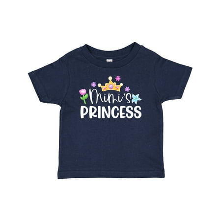 

Inktastic Mimi s Princess Crown and Flowers Gift Baby Girl T-Shirt