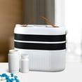 thumbnail image 6 of Stgfyxgs Medical Box Container Family Emergency Kits Case Storage Case Bin Multi Layer for Art Supply Workplace Car Outdoor Activities white, 6 of 9