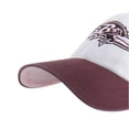 thumbnail image 4 of Unisex '47 Stone/Burgundy Baltimore Ravens Love Letter Clean Up Adjustable Hat, 4 of 5