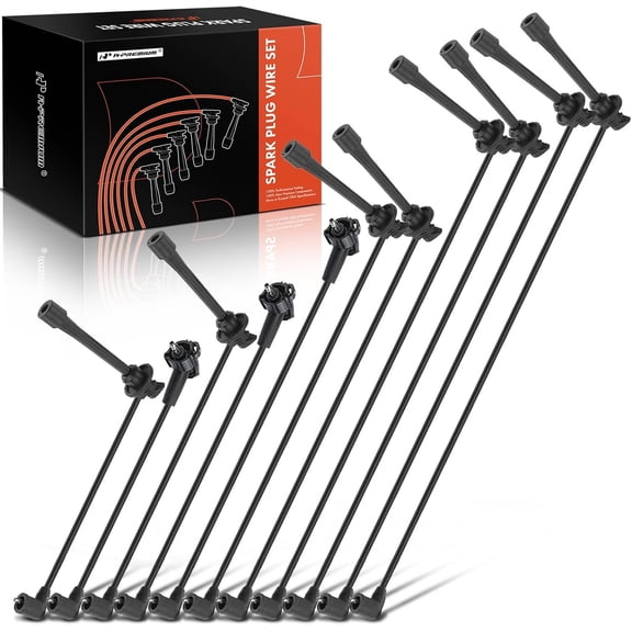 A-Premium Ignition Spark Plug Wires Set of 11 Compatible with Lexus LS400 1990-1997, SC400 1992-1997, V8 4.0L