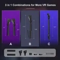 thumbnail image 2 of Extension Handle for Quest Pro Headsets Games Controllers Enhanced Gaming Immersion VR Accessories, 2 of 6