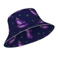 thumbnail image 2 of Kdxio Reflective Bucket Hat - Eggplant Print Bucket Hat for Men,Women, 2 of 9