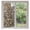 Dark Brown, variant on Colorful Stones Window Privacy Film, Farmhouse Stones Modern Art Static Cling UV Sun Blocking Heat Control Window Tint Day and Night, Non-Adhesive Reusable One Way Windows Privacy Cover 23.6''x59''