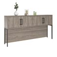 thumbnail image 4 of Pemberly Row Traditional Hutch in Light Brown Oak, 4 of 5