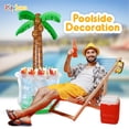 thumbnail image 6 of Playbees 60" Inflatable Palm Tree Cooler Pool Float, 6 of 8