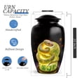 thumbnail image 2 of Snake black Urn for Human Ashes Adults - 1 large Urns for Human Ashes Male & Female - Memorial Cremation Urns for Man & Woman - set of 4 small keepsake urns mother, 10 Inch, 2 of 7