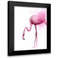 thumbnail image 1 of Shefranov, Olga 12x14 Black Modern Framed Museum Art Print Titled - Flamingo II, 1 of 5