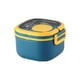 thumbnail image 4 of Fiambrera portátil hermética, caja para aperitivos, contenedor para ensaladas, almacenamiento de alimentos fríos o calientes, caja Bento para , Polipropileno azul Macarena Contenedores de Almuerzo, 4 of 8