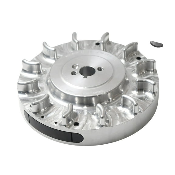 Billet Aluminum Flywheel For Predator 212cc Hemi Only Advance timing of approximately 32 Degrees Silver Mini bike Go-karts Performance Parts