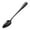 Black, variant on Stainless Steel Spoon, Grapefruit Spoon Stainless Steel Fruit Spoon, Serrated Edge Ice Cream Scrape Cut Spoons For Fruit Dessert Cheese Vegetables Kitchen Tool, 1Pc, Multicolor(Silver,6.5x1")