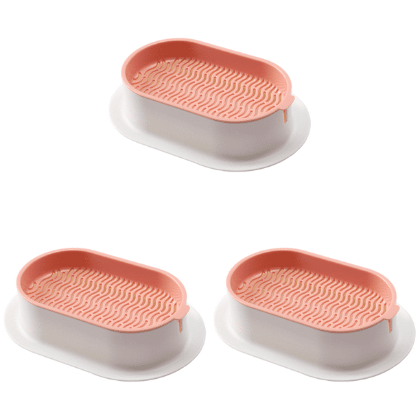 Caja Hierba para Gatos Germinador Creativo Hidropónico Jardín Oficina (+) Blanco Y Rosa