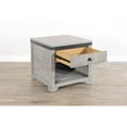 thumbnail image 2 of Sunny Designs Traditional Mahogany Wood End Table in Alpine Gray, 2 of 5