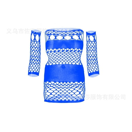 Generic New Sexy Lingerie Sexy Sling Mesh Stockings Open Bottom Non-Slip Temptation Transparent One-Piece Stockings W521