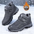 thumbnail image 5 of Ulsto Men's Winter Snow Boots, Non slip Boots, Plush lined Waterproof and Cold proof Shoes, Outdoor Warm Boots, Indoor and Outdoor Home Shoes, 5 of 7