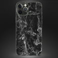 thumbnail image 4 of DesignSkinz Smooth Black Marble Full-Body Skin Decal Wrap Cover for iPhone 12 Mini, 4 of 9