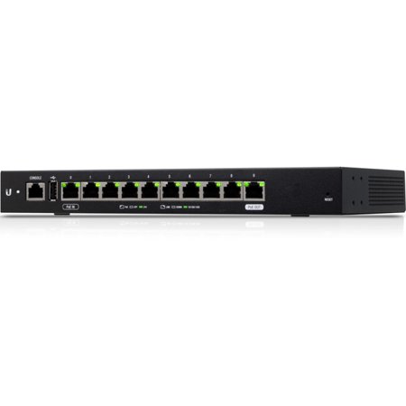 Ubiquiti 10-Port High-Performance Gigabit Router with PoE Flexibility - 10 Ports - PoE