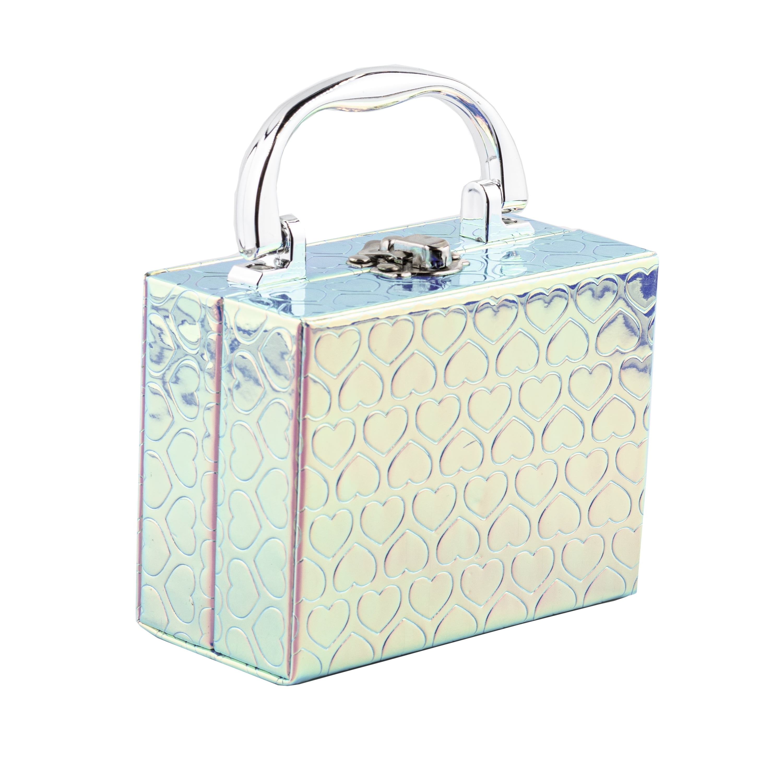 Claire's Club Tiny Travel Makeup Set for Little Girls, Holographic Case