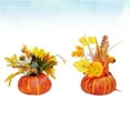 thumbnail image 4 of MasteelfCA 2 Pcs Citrouille Artificielle Feuille d'Érable Décoration Maison Automne Accessoires Décoratifs (Style Aléatoire), 4 of 8