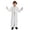 White, variant on Kaftan Thobe for Boy Casual Long Sleeves Robe Crew Neck Kids Robe Beige Kaftan 3-4 Years