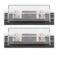thumbnail image 1 of Portafusibles Estéreo Para Automóvil, Resistencia A Altas Temperaturas 150 A Portafusibles De Carcasa Dura De Alta Conductividad Mano De Obra Fina Aleación De Zinc ABS Cergrey Car Stereo Fuse Holder, 1 of 8