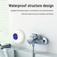 thumbnail image 3 of Bluetooth Shower Speaker With Color Light Handsfree Speakerphone With Built-in Mic Dedicated Suction Cup For Showers Bluetooth 5.0 IPX4 Waterproof, Gift, on Clearance，White, 3 of 8