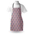 thumbnail image 4 of Amsterdam Apron, Modern Simplistic Layout of Lettering City Name Netherlands Themed, Unisex Kitchen Bib with Adjustable Neck for Cooking Gardening, Adult Size, Dried Rose Multicolor, by Ambesonne, 4 of 4