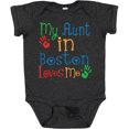 thumbnail image 3 of Inktastic My Aunt in Boston Loves Me Boys or Girls Baby Bodysuit, 3 of 5