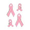 thumbnail image 1 of FELTECHELECTR Broche de lazo rosa esmaltado para mujer, 4 unidades, delicado accesorio de solapa, insignia de lazo (2 unidades pequeñas y 2 unidades grandes), 1 of 6