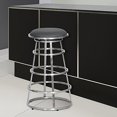 thumbnail image 1 of Armen Living Ringo 26" Tabouret de Bar en Acier Inoxydable Brossé, Gris, 1 of 3