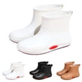 thumbnail image 3 of AUDeals Men Women Waterproof Rain Boots Short Ankle Rubber Shoes Non Slip Outdoor Garden Farming Fishing Boots, 3 of 8