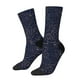 thumbnail image 1 of Balery Copper-Gold Gloss Outline Navy Dark Blue Calcetas Largas con Estampado para Hombre y Mujer – Suaves y Transpirables, Talla Única (US 5-11), 1 of 6