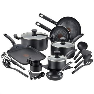 Costway 17Pcs Hard Anodized Nonstick Cookware Pots and Pans Set Dishwasher  & Oven Safe