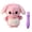 Pink, variant on Glow in the Dark Plush Toy for Kids with Light Pen Soft Cuddly Draw with Light Create Magical Glow Artwork Stuffed Plushie Gift for Children(Yellow Fox)