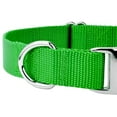 thumbnail image 6 of Country Brook Petz® Premium Nylon Dog Collar and Leash - Hot Lime Green, Small, 6 of 7