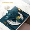 thumbnail image 6 of Clearance! Eguiwyn 6Pc Lemon Napkin Buckle 6 Pcs Lemon Napkin Ring Yellow Decorative Fruit Lemon Napkin Ring Holder, 6 of 9