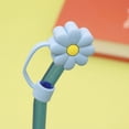 thumbnail image 1 of Tapa de pajita de gran diámetro de 10 mm con pegamento flexible de silicona, cubierta protectora de pajita con tapón antipolvo de PVC para muñeca de dibujos animados, 1 of 6