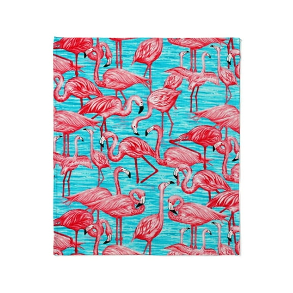 CafePress - Flamingos Throw Blanket - Soft Fleece Throw Blanket, 50"x60" for All Ages