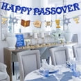 thumbnail image 4 of Happy Passover Banner Pesach Jewish Holiday Decorations Bunting Garland for Indoor Mantle Fireplace or Outdoor, 4 of 6