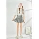 thumbnail image 4 of Mini Short Falda Plisada Cremallera Lateral Elegante Mujer, 4 of 8