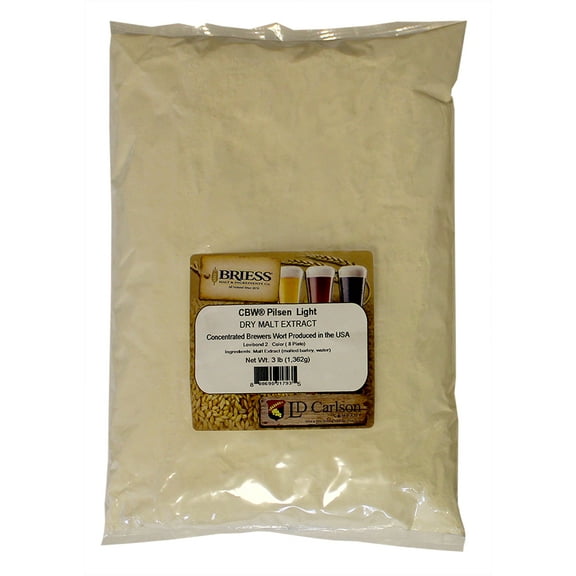 Briess - Dry Malt Extract - Pilsen Light - 3 lbs.