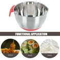thumbnail image 5 of MEIBUTYUP 1Pc Red Kitchen Stainless Steel Salad Mixing Bowl with Handle and Anti Skid Base, 5 of 7
