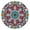 Paisley Fl, variant on Aesthetic Mushroom Round Tablecloth - Waterproof Windproof Elastic Edge Cover for Dark Academia, Gothic Decor