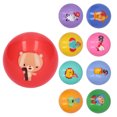 thumbnail image 2 of 9 Uds. Pelotas multicolores para atrapar a mano al bebé, pelota sensorial para atrapar dibujos animados para recién nacidos, juguetes, 2 of 14