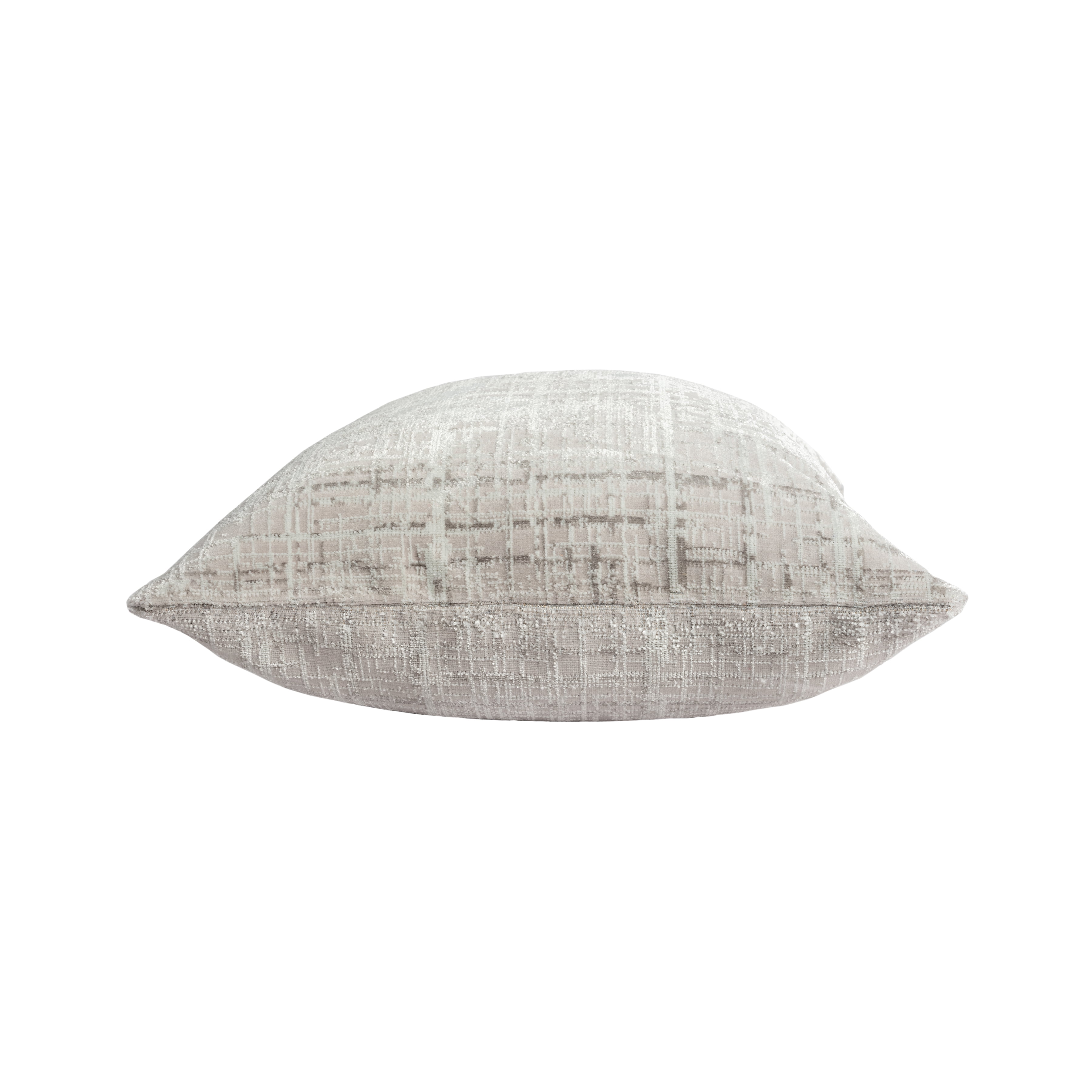 Harlow Hill Verona 20" x 20" Gray/Beige Abstract Performance Blend Adult Decorative Throw Pillow Cover