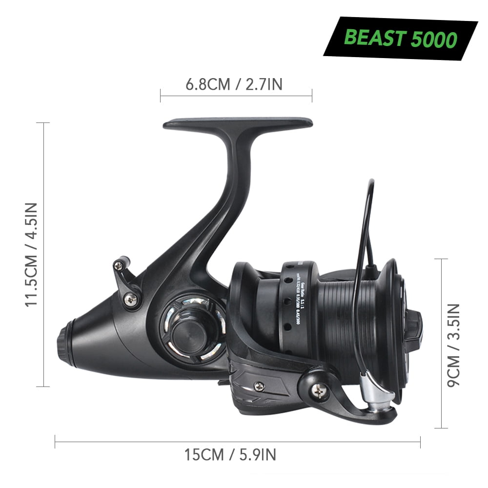 Fishing Reel,Rear Carp Reel With And Rear 12 1 Bb Reel Left Saltwater Freshwater Buzhi Left Inteable Saltwater Fesjoy Qahm Eryue