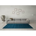 thumbnail image 3 of Ahgly Company Indoor Rectangle Abstract Light Blue Contemporary Area Rugs, 2' x 4', 3 of 4