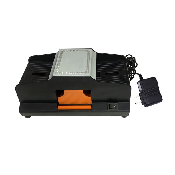 Barajador De Cartas Accesorio De Entretenimiento Automático Dos Modos De Alimentación De La Máquina Barajadora Ajustable De Uso Amplio Barajadores De Caja Coloridos Vogacara FN002553-00