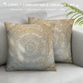 thumbnail image 3 of Orinice Intricate Line Drawings Graphic Decorative Pillow Cover for Home Couch Living Room Bed Sofa 20x20in, 3 of 5