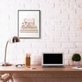 thumbnail image 2 of Stupell Industries Pink Purse Gold Bookstack Glam Fashion Watercolor Design Framed Wall Art by Amanda Greenwood, 2 of 8